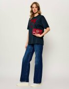Pinko De piele geantă pe umăr Love Pocket New Buckle