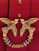 Pinko De piele geantă pe umăr Love Pocket New Buckle