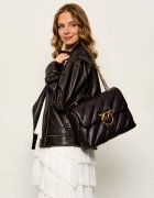 Pinko De piele geantă pe umăr Love Puff Big Cl