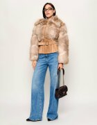 Pinko De piele geantă pe umăr Love Puff Crinckle Mini