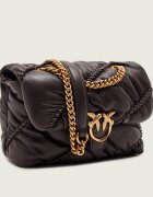 Pinko De piele geantă pe umăr Love Puff Crinckle Mini