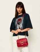 Pinko De piele geantă pe umăr Love Puff Mini