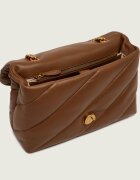 Pinko De piele geantă pe umăr Puff Classic New Buckle