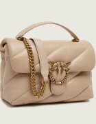 Pinko De piele geantă pe umăr Puff Classic New Buckle