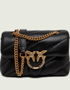 Pinko De piele geantă pe umăr Puff Mini New Buckle