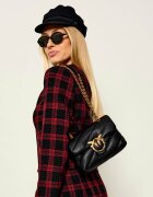 Pinko De piele geantă pe umăr Puff Mini New Buckle