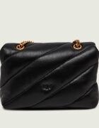 Pinko De piele geantă pe umăr Puff Mini New Buckle