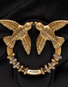 Pinko De piele geantă pe umăr Puff Mini New Buckle