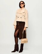 Pinko De piele geantă pe umăr Puff Mini New Buckle
