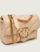 Pinko De piele geantă pe umăr Puff Mini New Buckle