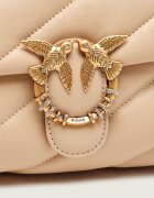 Pinko De piele geantă pe umăr Puff Mini New Buckle