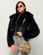 Pinko De piele geantă pe umăr Puff Mini New Buckle