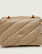 Pinko De piele geantă pe umăr Puff Mini New Buckle