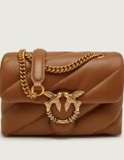 Pinko De piele geantă pe umăr Puff Mini New Buckle