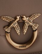 Pinko De piele geantă pe umăr Round Click Baby