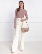 Pinko De piele geantă pe umăr Round Click Mini