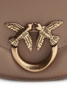 Pinko De piele geantă pe umăr Round Click Mini