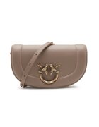 Pinko De piele geantă pe umăr Round Click Mini Vite