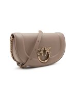 Pinko De piele geantă pe umăr Round Click Mini Vite