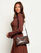 Pinko De piele geantă pe umăr Triplet Mini Python