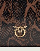 Pinko De piele geantă pe umăr Triplet Mini Python