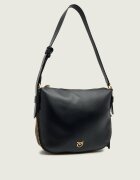 Pinko De piele geantă pe umăr Zip Around Classic