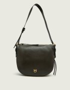 Pinko De piele geantă pe umăr Zip Around Classic