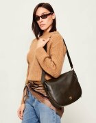 Pinko De piele geantă pe umăr Zip Around Classic