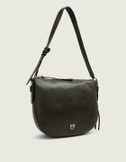 Pinko De piele geantă pe umăr Zip Around Classic