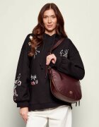 Pinko De piele geantă pe umăr Zip Around Classic