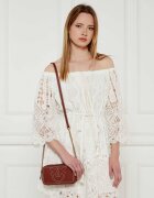 Pinko De piele geantă poștaș Carrie