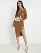 Pinko De piele geantă poștaș Love Click Exagon Mini