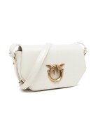 Pinko De piele geantă poștaș Love Click Exagon Mini