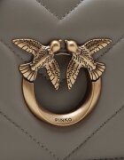 Pinko De piele geantă poștaș Love Click Mini