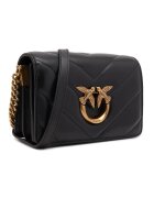 Pinko De piele geantă poștaș Love Click Mini