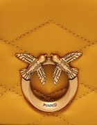 Pinko De piele geantă poștaș Love Click Puff Baby