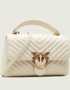 Pinko De piele geantă poștaș love lady puff classic