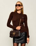 Pinko De piele geantă poștaș Love One Classic
