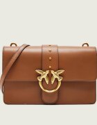 Pinko De piele geantă poștaș Love One Classic