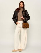 Pinko De piele geantă poștaș Love One Classic