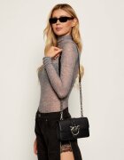 Pinko De piele geantă poștaș LOVE ONE MINI CL