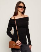 Pinko De piele geantă poștaș LOVE ONE MINI CL