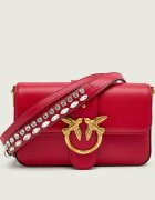 Pinko De piele geantă poștaș LOVE ONE MINI SLOUCHY