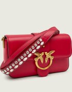 Pinko De piele geantă poștaș LOVE ONE MINI SLOUCHY