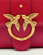 Pinko De piele geantă poștaș LOVE ONE MINI SLOUCHY