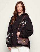 Pinko De piele geantă poștaș LOVE ONE MINI SLOUCHY