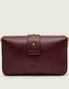 Pinko De piele geantă poștaș LOVE ONE MINI SLOUCHY