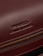 Pinko De piele geantă poștaș LOVE ONE MINI SLOUCHY
