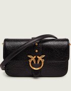 Pinko De piele geantă poștaș LOVE ONE SLOUCHY BABY BOTTALAT