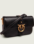 Pinko De piele geantă poștaș LOVE ONE SLOUCHY BABY BOTTALAT